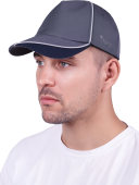 Бейсболка IFORM, цв.сер/т.сер