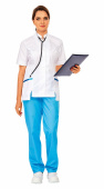 Костюм женский МЕЛИССА NEW, цв.бел/гол