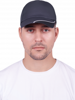 Бейсболка IFORM, цв.т.сер/чер