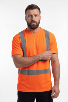 Футболка ProfLineSpecialist СОП, цв.оранж, тк.трикотаж 100%ПЭ,140