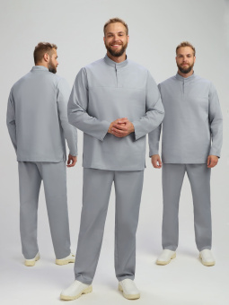 Костюм мужской ХАСПФУД-Стандарт NEW, цв.серый, тк.Оптима,160